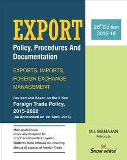  Buy EXPORT POLICY, PROCEDURES AND DOCUMENTATION